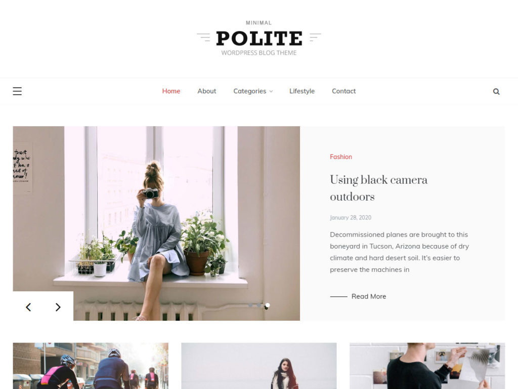 Polite WordPress Theme 