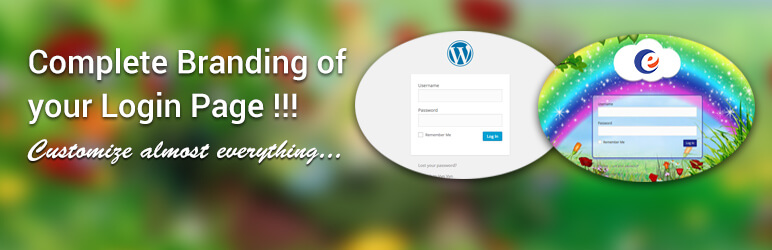 WordPress login customizer plugin