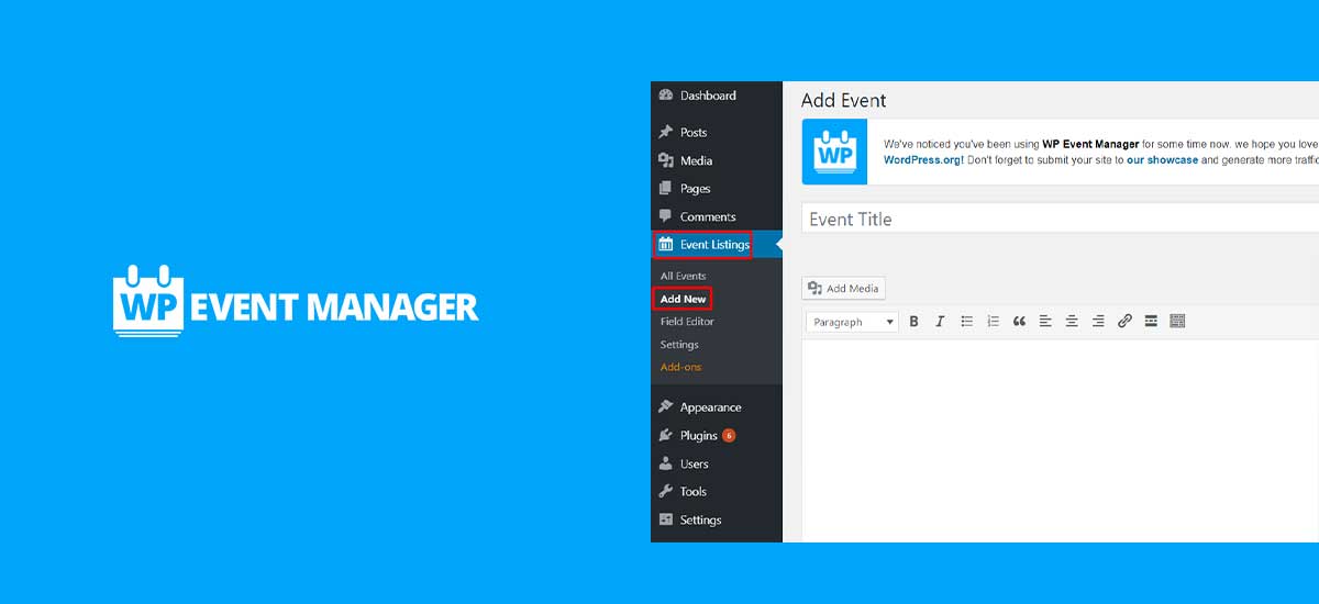 WP Event Manager – A Free and Lightweight Event Management WordPress Plugin