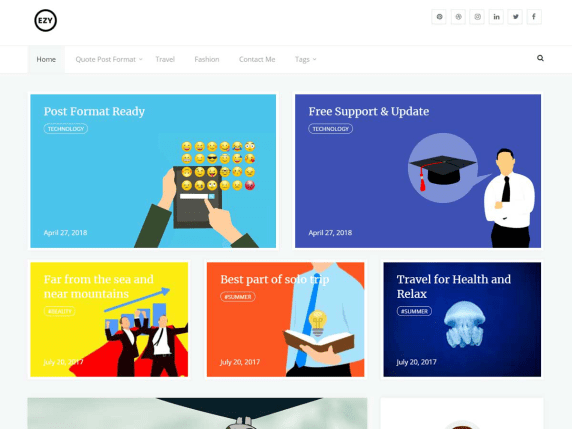 Ezy WordPress theme