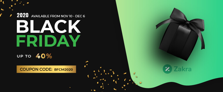 Zakra WordPress Theme Black Friday Theme