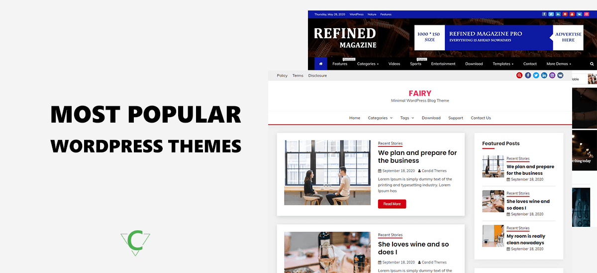 Popular Free WordPress Themes