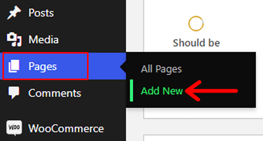 Adding New Page