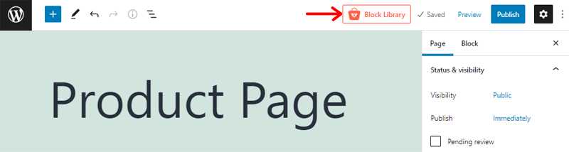 Access the Block Library to Import Layout