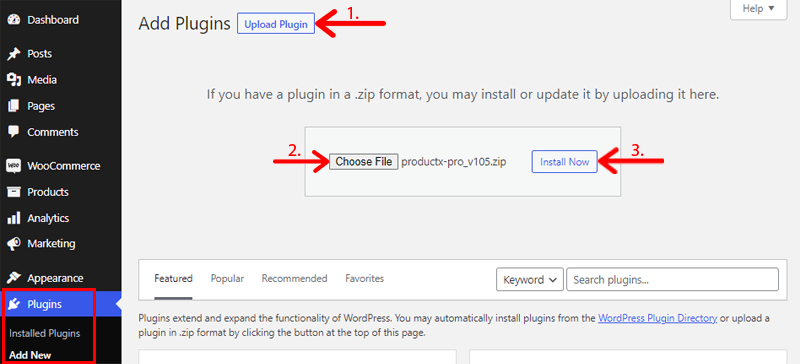 Installing the ProductX Pro