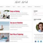 responsive WordPress theme gist grid