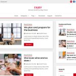 Free WordPress theme fairy screenshot