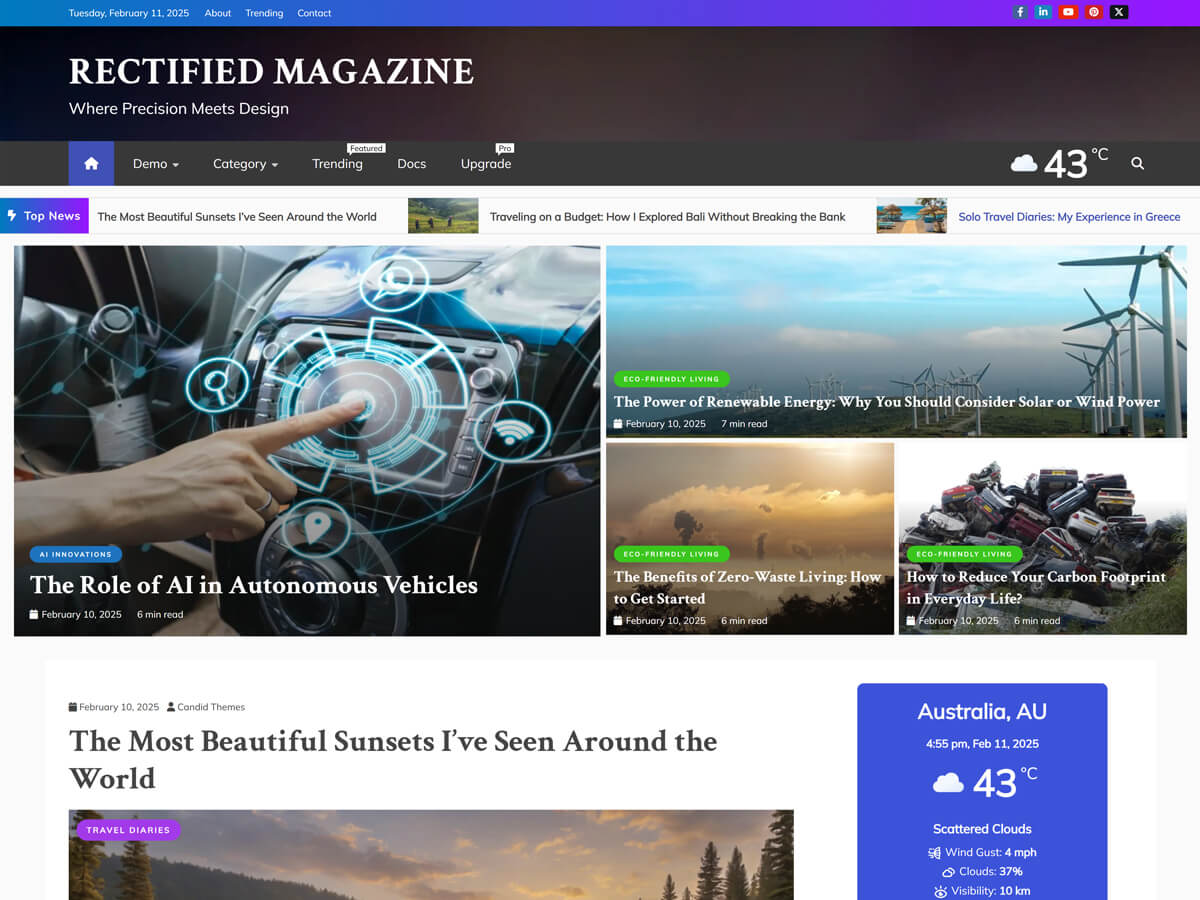 Rectified Magazine Pro